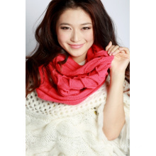 Acrylic Knitted Scarf (12-BR-201712-5.1)